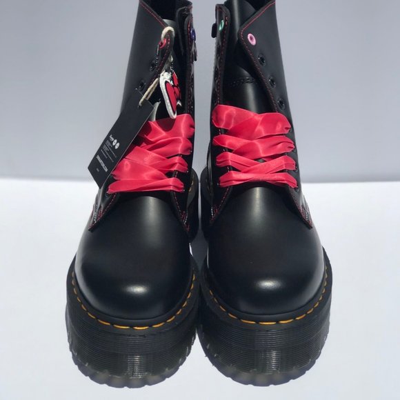 Dr Martens Black Hello Kitty & Friends Edition Jadon Boots (limited Edition) - Picture 2 of 6